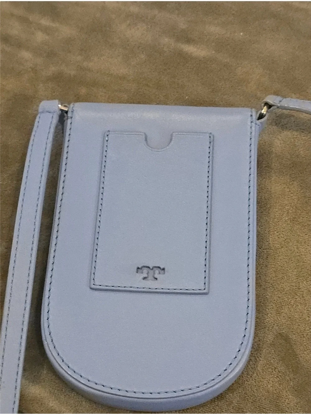 Tory Burch face motif googly eyes phone crossbody bag purse